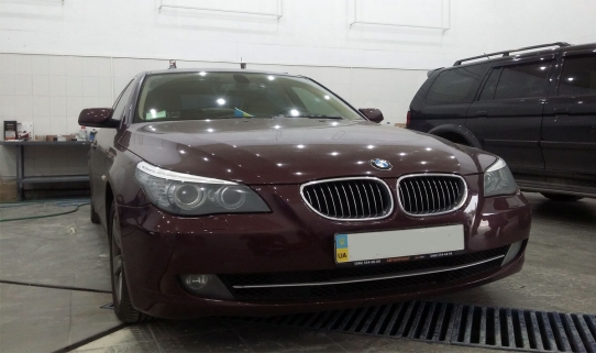 Покраска бампера и порога BMW e60