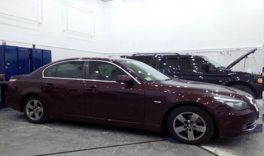 Покраска бампера и порога BMW e60