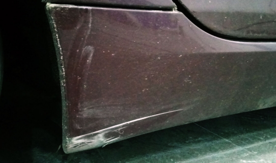 Покраска бампера и порога BMW e60