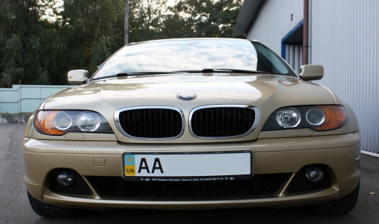 Покраска крыла, бампера и локально дверь на BMW E46