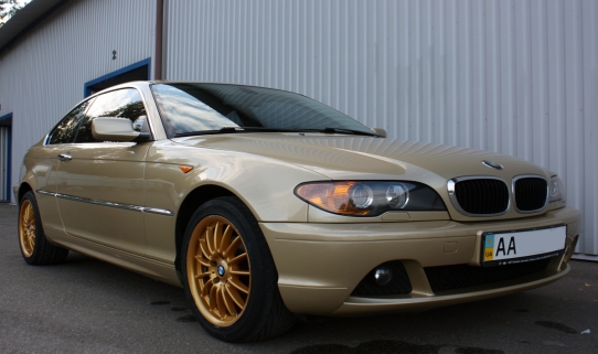 Покраска крыла, бампера и локально дверь на BMW E46