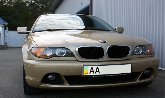 Покраска крыла, бампера и локально дверь на BMW E46