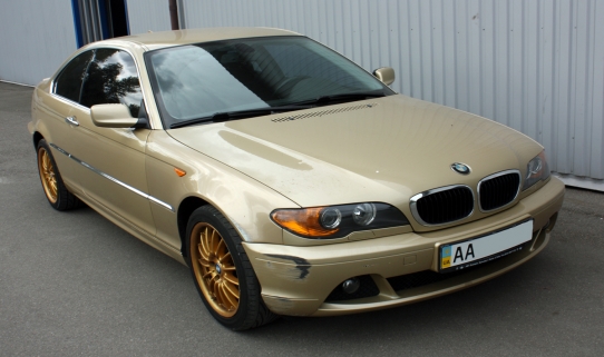 Покраска крыла, бампера и локально дверь на BMW E46